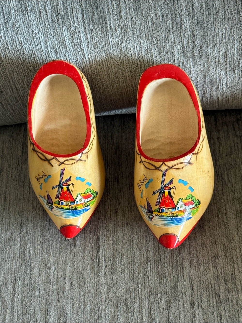 Hand-Painted Kids Dutch Wooden Clogs/klompen